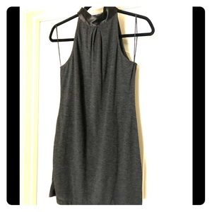 Guess Jeans dark gray sleeveless tunic top